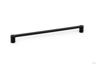 Fusion 320 oblong furniture handle, metal, matt black