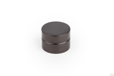 Furniture knob Point 40 Black Titanium
