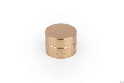Point 40 Gold Brushed Cava Furniture Knob