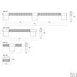 Point 40 Gold Brushed Cava Furniture Knob