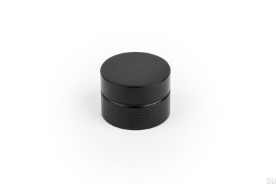 Point 40 Aluminum Black Brushed Furniture Knob