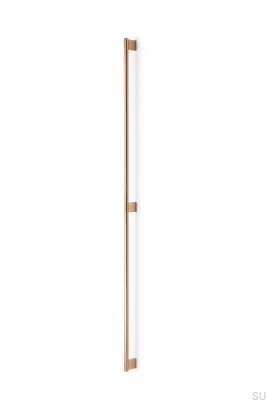 Point 960 oblong furniture handle, brushed gold and cava