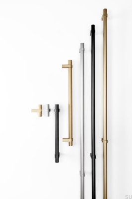 Nobb 1056 brushed aluminum longitudinal furniture handle