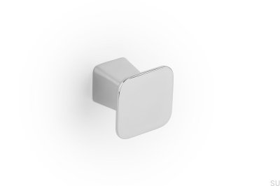  Prism furniture knob, polished nickel