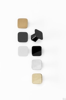 Prism Gold Polished Furniture Knob