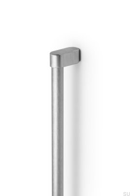 Longitudinal furniture handle Linkk 1056 Aluminum Silver Brushed