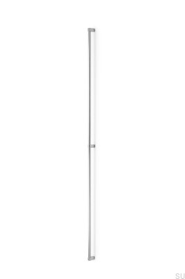 Longitudinal furniture handle Linkk 1056 Aluminum Silver Brushed