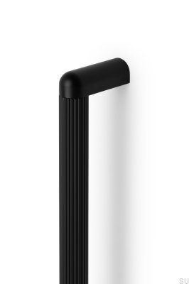 Riss Big 480 oblong furniture handle, aluminum, matt black