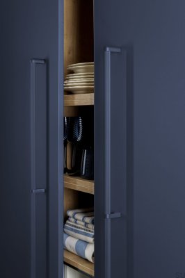 Riss Big 480 Aluminum Blue oblong furniture handle