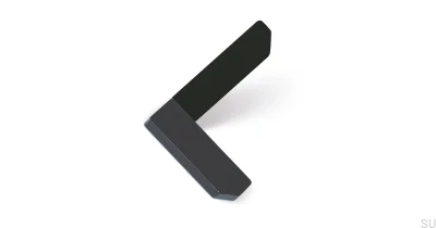 Corner wall hanger Anthracite with Black