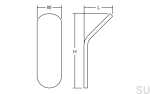 7012025LM1EI--Wieszak-ścienny-Tik-25-Aluminiowy-Biały-Mat-Viefe-Skandynawskie-Uchwyty_3