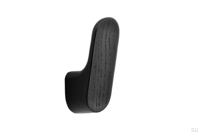 Luv Wood Wooden Wall Hanger Matt Black Lacquered