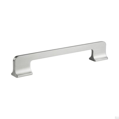 Lengthwise furniture handle Key 350 Silver Brushed
