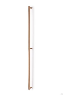 Moon Big 1056 Gold Brushed Cava Elongated Double-Sided Furniture Handle