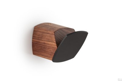 Megg Wooden Walnut and Gray Wall Coat