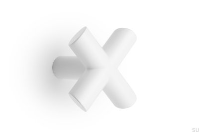  Equis Metal Wall Hanger Matt White