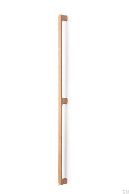 One-sided longitudinal furniture handle Luv Wood 992 Wooden Oak
