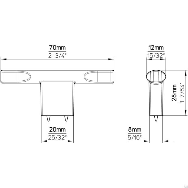 2524-70PB12--Gałka-meblowa-T-Bar-2524-Metalowa-Czarna-Matowa-Siro-Skandynawskie-Uchwyty_6