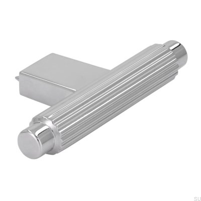 T-Bar 2594 furniture knob, polished chrome