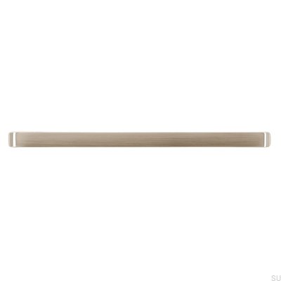 Oblong furniture handle 2563 160 Brushed Silver