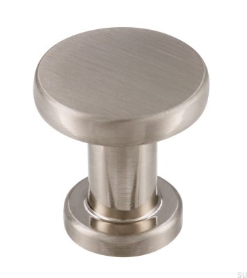 Furniture knob 2505 30 Brushed Silver