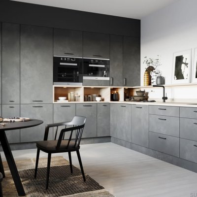  T-Bar 2594 Anthracite Matte furniture knob