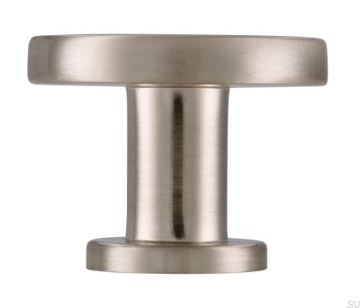 Furniture knob 2505 30 Brushed Silver
