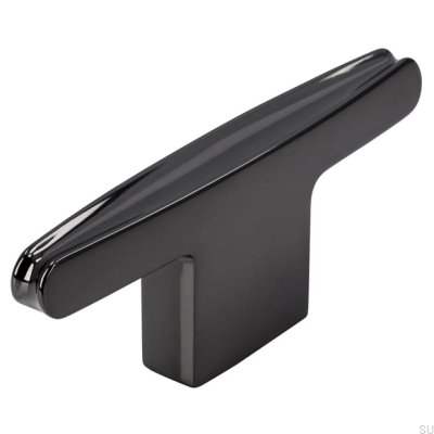 Furniture knob T-Bar 2570 16 Anthracite Matte