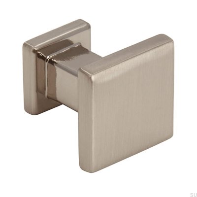 Furniture knob 2506 Brushed Silver