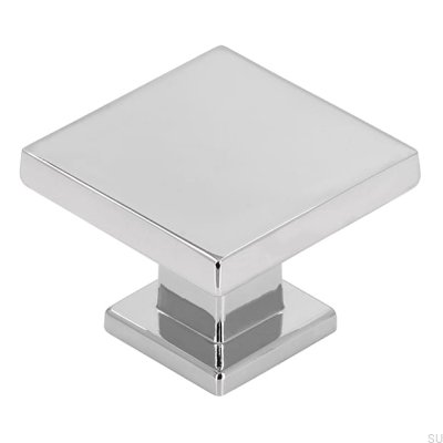 Furniture knob 2506 30 Polished chrome