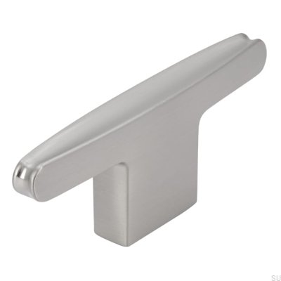T-Bar 2570 16 furniture knob, brushed silver