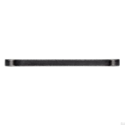 Oblong furniture handle 2525 128 Antique Iron