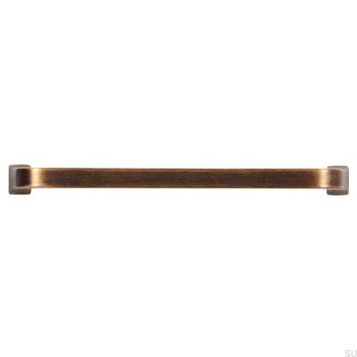 Oblong furniture handle 2525 128 Antique Brushed Bronze