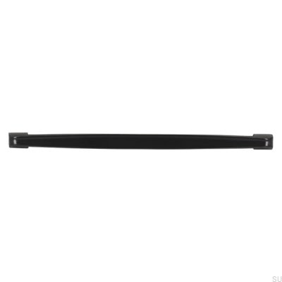 Oblong furniture handle 2570 160 Matt Black