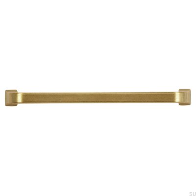 Oblong furniture handle 2525 128 Antique Gold Brushed
