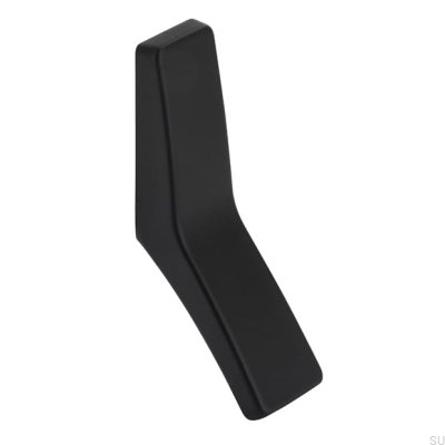 Furniture knob 2504 Matte Black Metal