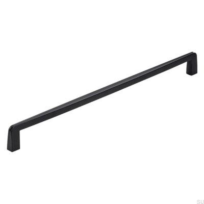 Oblong furniture handle 2570 320 Matt Black