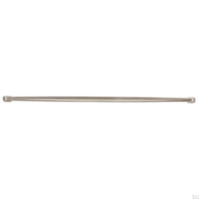 Oblong furniture handle 2570 320 Brushed Silver