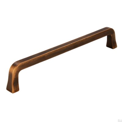Oblong furniture handle 2525 160 Antique Brushed Bronze