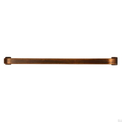 Oblong furniture handle 2525 160 Antique Brushed Bronze