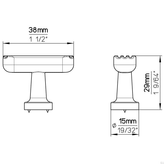 2588-38ZN87--Gałka-meblowa-T-Bar-2588-Złota-Szczotkowana-Siro-Skandynawskie_Uchwyty_5