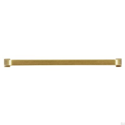 Oblong furniture handle 2525 160 Antique Gold Brushed