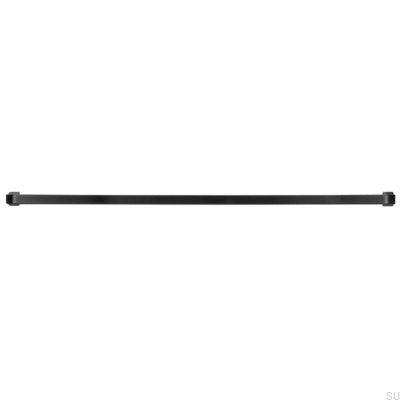 Oblong furniture handle 2525 320 Metal, Matte Black