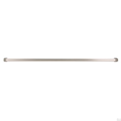 Oblong furniture handle 2525 320 Brushed Silver