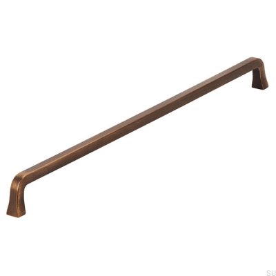 Oblong furniture handle 2525 320 Antique Brushed Bronze