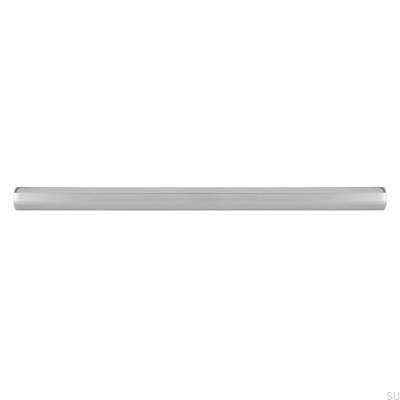 Oblong furniture handle 2571 160 Polished chrome