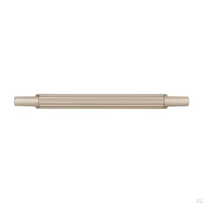Oblong furniture handle 2591 128 Brushed Silver