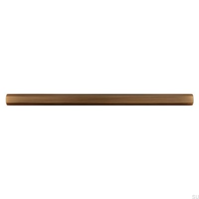 Oblong furniture handle 2571 160 Antique Gold Brushed