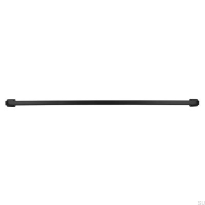 Oblong furniture handle 2536 320 Metal Matt Black