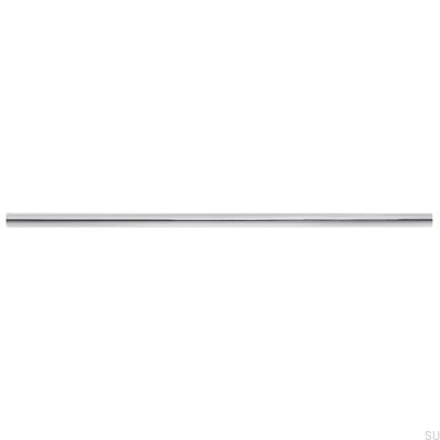 Oblong furniture handle 2571 320 Polished chrome